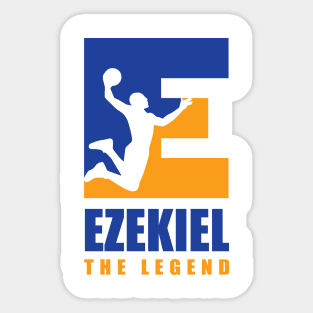 Ezekiel Custom Player Basketball Your Name The Legend Sticker